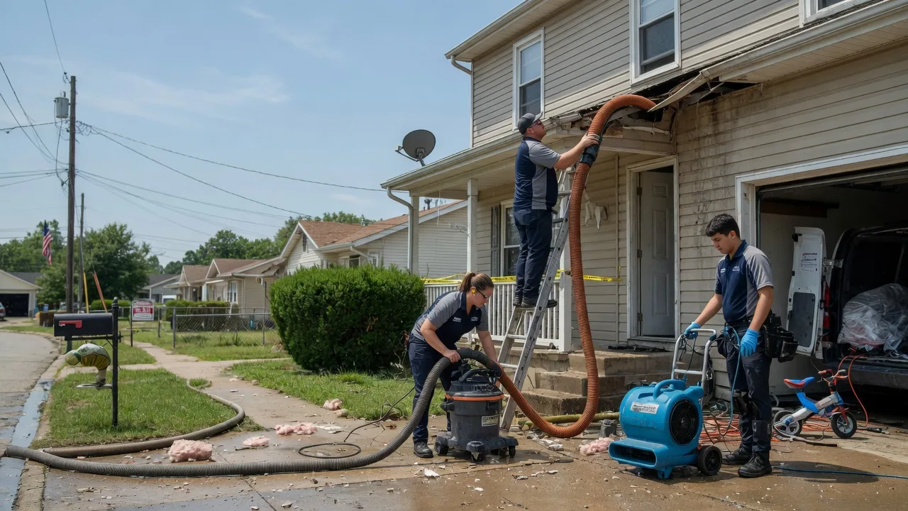 Water Damage Restoration in Downs, IL near me